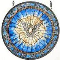 Tiffany Style Holy Spirit Window Roundel & Night Light 202//202